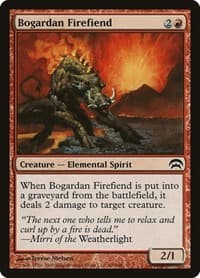 Bogardan Firefiend from Planechase