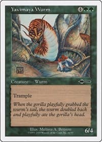 Yavimaya Wurm from Beatdown Box Set