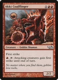 Akki Coalflinger from Duel Decks: Elves vs. Goblins