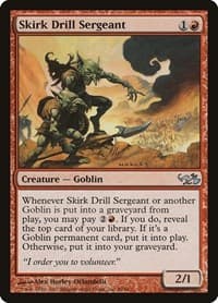 Skirk Drill Sergeant from Duel Decks: Elves vs. Goblins