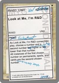 Look at Me, I'm R&D from Unhinged