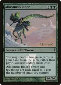Allosaurus Rider from Prerelease Cards