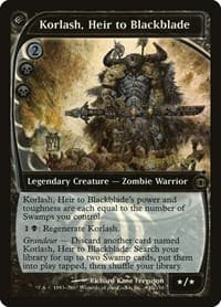 Korlash, Heir to Blackblade from Prerelease Cards