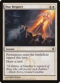 Due Respect from New Phyrexia