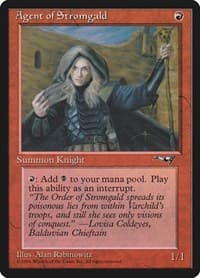 Agent of Stromgald (Woman Holding Staff) from Alliances