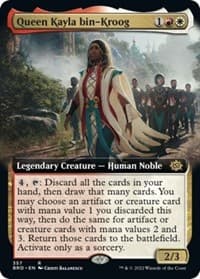 Queen Kayla bin-Kroog (Extended Art) from The Brothers' War