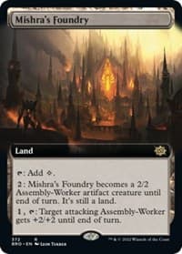 Mishra's Foundry (Extended Art) from The Brothers' War