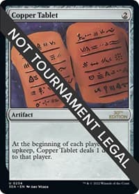 Copper Tablet from 30th Anniversary Edition