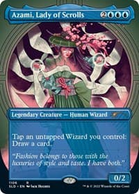 Azami, Lady of Scrolls (Borderless) from Secret Lair Drop Series