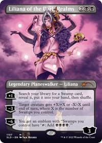 Liliana of the Dark Realms (Borderless) from Secret Lair Drop Series