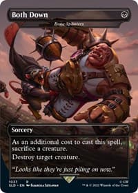 Both Down - Bone Splinters (Borderless) from Secret Lair Drop Series