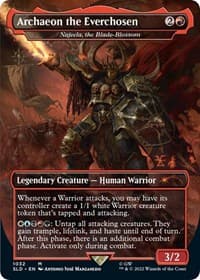 Archaeon the Everchosen - Najeela, the Blade-Blossom (Borderless) from Secret Lair Drop Series