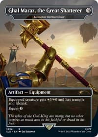 Ghal Maraz, the Great Shatterer - Loxodon Warhammer (Borderless) from Secret Lair Drop Series