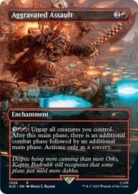 Aggravated Assault (Borderless) from Secret Lair Drop Series