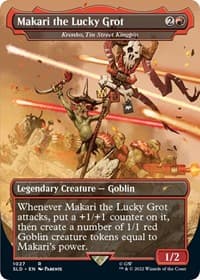 Makari the Lucky Grot - Krenko, Tin Street Kingpin (Borderless) from Secret Lair Drop Series