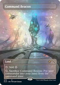 Command Beacon (Borderless) (Galaxy Foil) from Secret Lair Drop Series