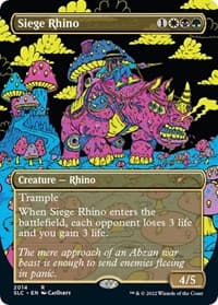 Siege Rhino from Secret Lair Countdown Kit