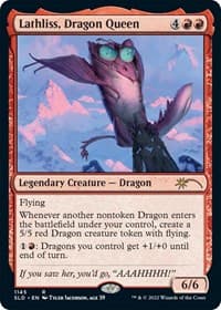 Lathliss, Dragon Queen (1145) from Secret Lair Drop Series