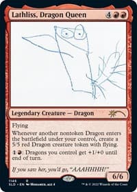 Lathliss, Dragon Queen (1146) from Secret Lair Drop Series