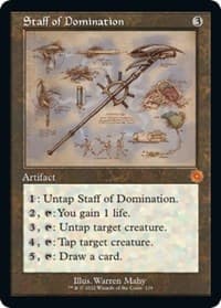 Staff of Domination (Schematic) from The Brothers' War: Retro Frame Artifacts