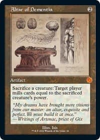 Altar of Dementia (Schematic) from The Brothers' War: Retro Frame Artifacts