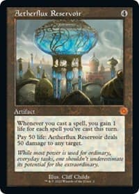 Aetherflux Reservoir from The Brothers' War: Retro Frame Artifacts