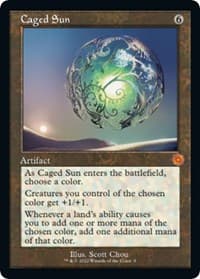 Caged Sun from The Brothers' War: Retro Frame Artifacts