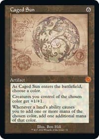 Caged Sun (Schematic) from The Brothers' War: Retro Frame Artifacts