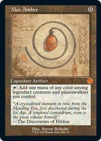 Mox Amber (Schematic) from The Brothers' War: Retro Frame Artifacts
