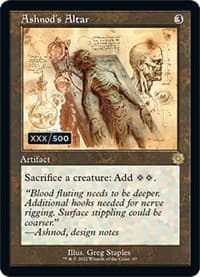 Ashnod's Altar (Schematic) (Serial Numbered) from The Brothers' War: Retro Frame Artifacts