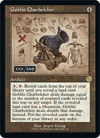 Goblin Charbelcher (Schematic) (Serial Numbered) from The Brothers' War: Retro Frame Artifacts