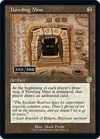 Howling Mine (Schematic) (Serial Numbered) from The Brothers' War: Retro Frame Artifacts
