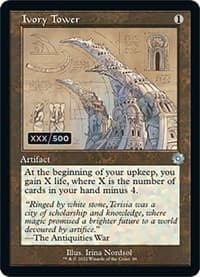 Ivory Tower (Schematic) (Serial Numbered) from The Brothers' War: Retro Frame Artifacts
