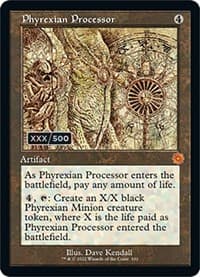Phyrexian Processor (Schematic) (Serial Numbered) from The Brothers' War: Retro Frame Artifacts