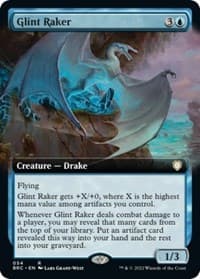 Glint Raker (Extended Art) from Commander: The Brothers' War