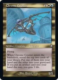 Chrome Courier (Retro Frame) from Commander: The Brothers' War