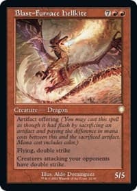 Blast-Furnace Hellkite (Retro Frame) from Commander: The Brothers' War