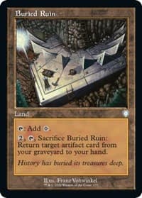 Buried Ruin (Retro Frame) from Commander: The Brothers' War