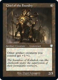 Chief of the Foundry (Retro Frame) from Commander: The Brothers' War