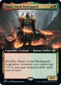 Hajar, Loyal Bodyguard (Extended Art) from The Brothers' War
