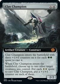 Clay Champion (Extended Art) from The Brothers' War