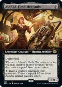 Ashnod, Flesh Mechanist (Extended Art) from The Brothers' War
