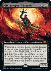 Gix, Yawgmoth Praetor (Extended Art) from The Brothers' War