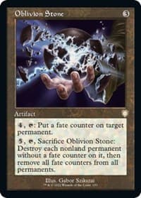 Oblivion Stone (Retro Frame) from Commander: The Brothers' War