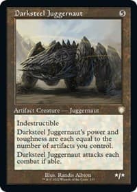 Darksteel Juggernaut (Retro Frame) from Commander: The Brothers' War