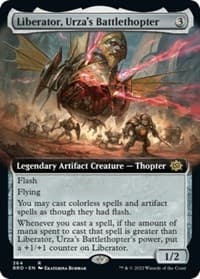 Liberator, Urza's Battlethopter (Extended Art) from The Brothers' War