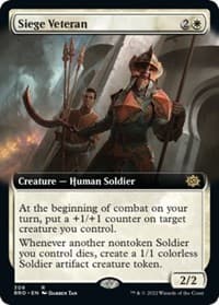 Siege Veteran (Extended Art) from The Brothers' War