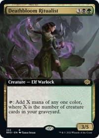 Deathbloom Ritualist (Extended Art) from The Brothers' War