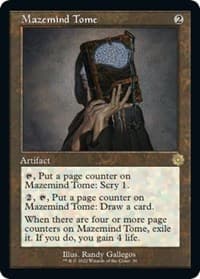 Mazemind Tome from The Brothers' War: Retro Frame Artifacts