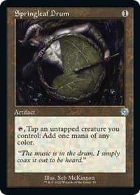 Springleaf Drum from The Brothers' War: Retro Frame Artifacts